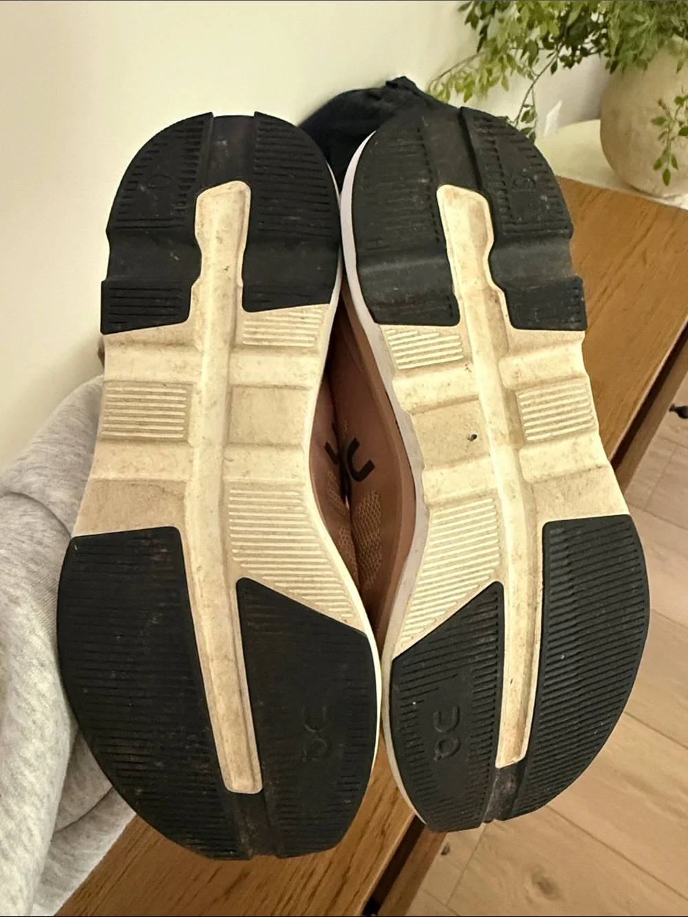 On Running Women’s Pink and Black Cloudsurfer Sneakers